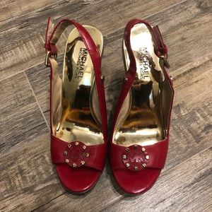 Michael Kors Red Espadrilles